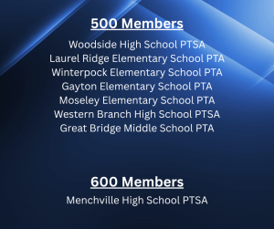 500 and 600 member PTAs